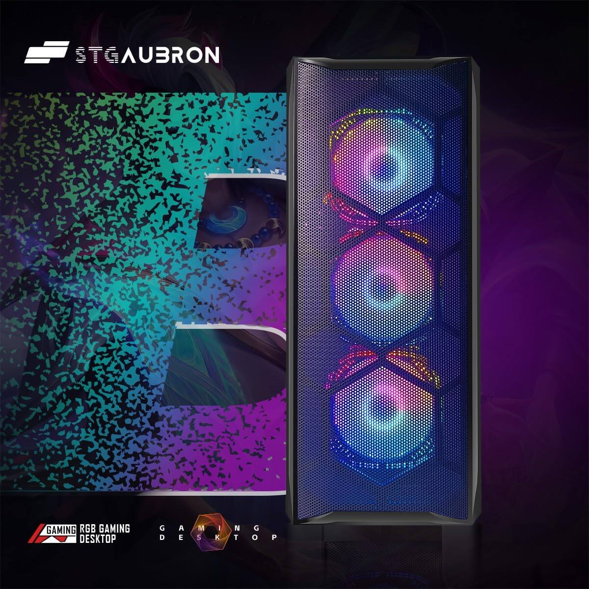 STGAUBRON GAMING RGB GAMING DESKTOP DESKTOP GAMING RGB GAMING DESKTOP