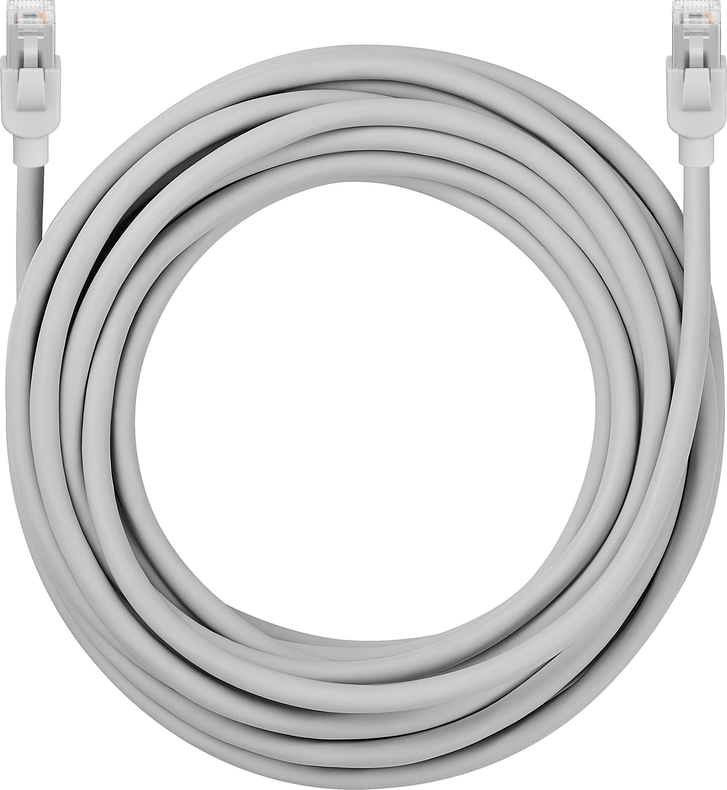 Alt View 14. Insignia™ - 25 ft. Cat 6A Ethernet Cable - Gray.
