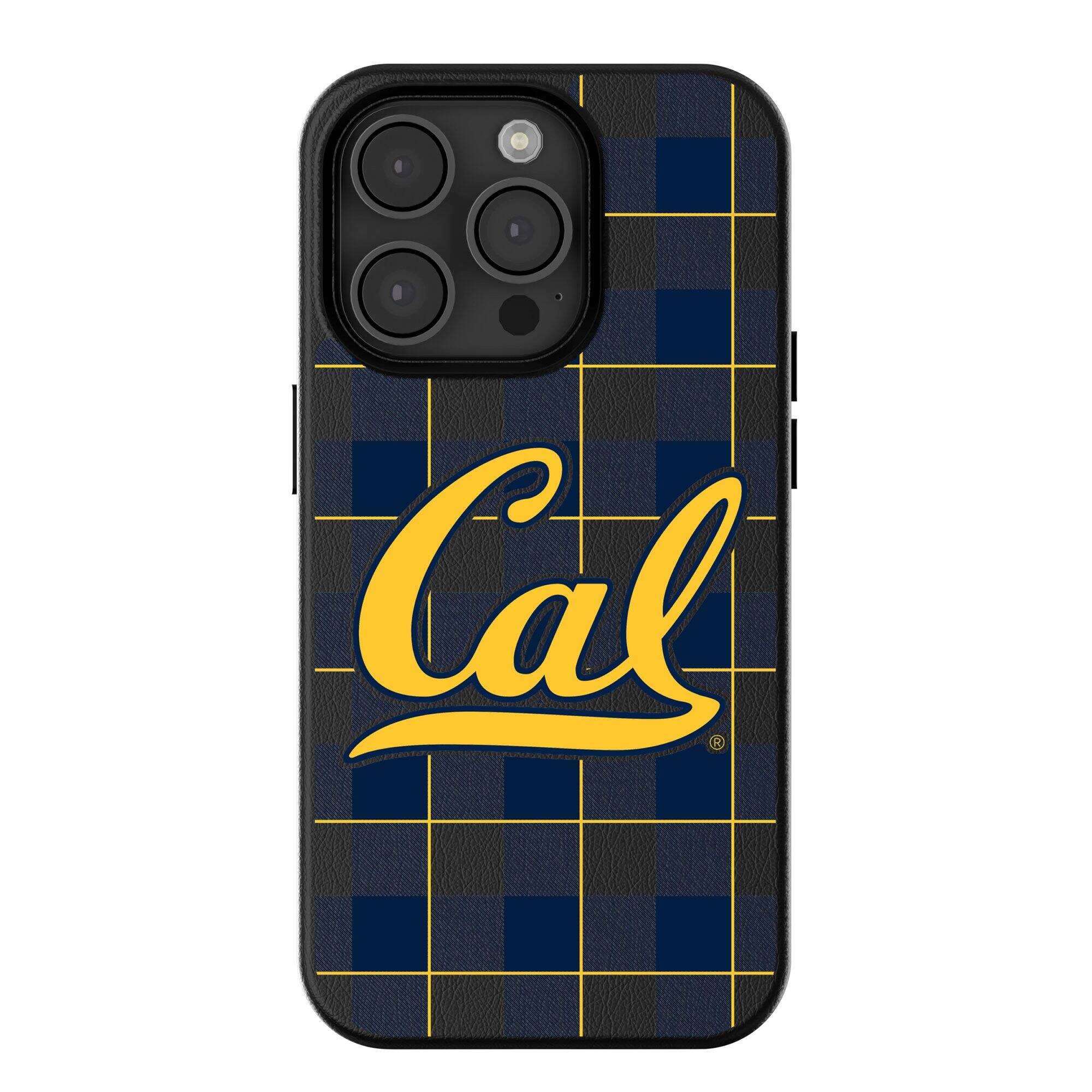 Keyscaper - NCAA - Cal Bears Plaid Magnetic Bump iPhone Case - 16 - Black price history on PriceWatchPro