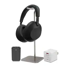 Sony - WH-1000XM6 Wireless Noise-Canceling Headphones with Accessories - Black