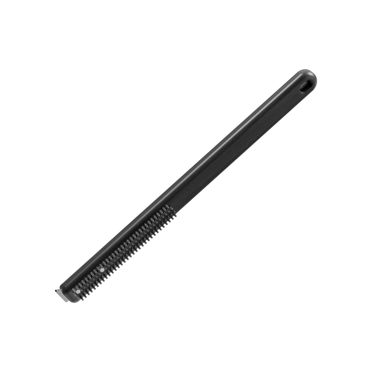 Angle. Ooni - Pizza Oven Brush - Short - Black.