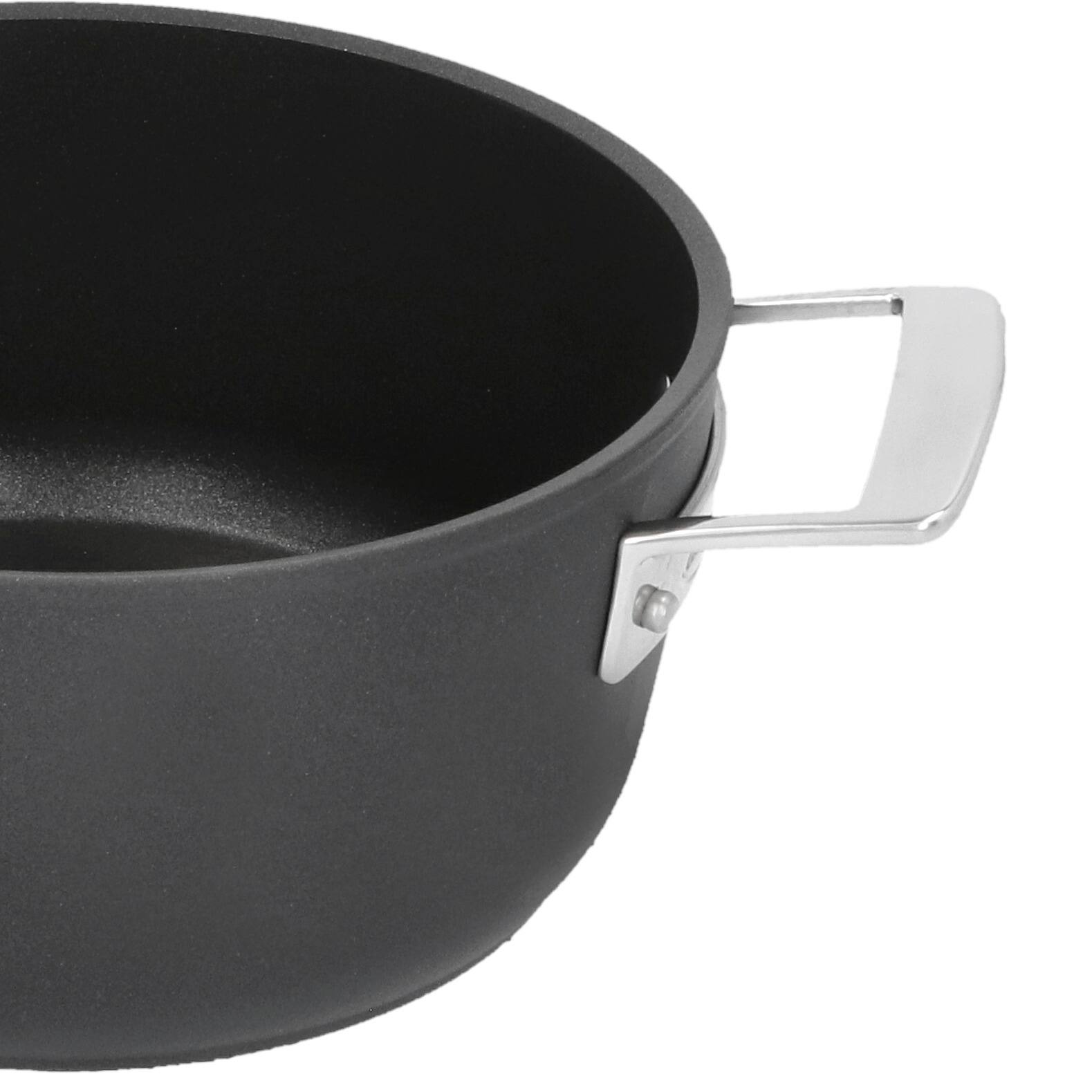 Alt View 2. Demeyere - Demeyere AluPro 4.5-qt Aluminum Nonstick Dutch Oven - Black.
