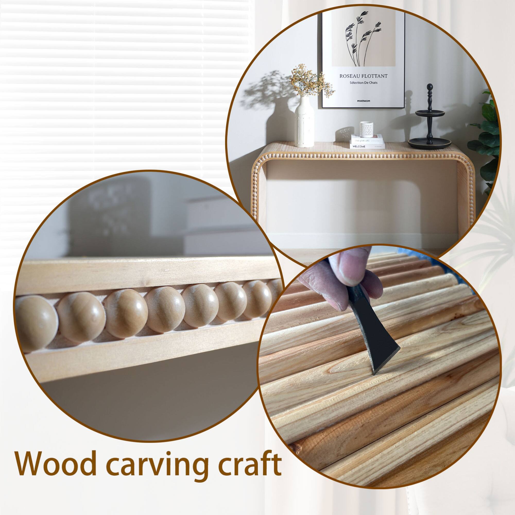 ROGEAU FLOTTANT  
i - e - I HC  
Wood carving craft