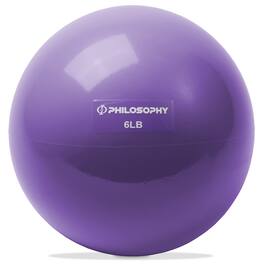 Philosophy Gym - Toning Ball - Soft Weighted Mini Medicine Ball - Purple