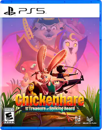 PS5
Chickenhare and the Treasure of Spiking Beard
EVERYONE 10+
ESRB
N-ZONE
SELECTA PLAY - E10+ (Everyone 10+)