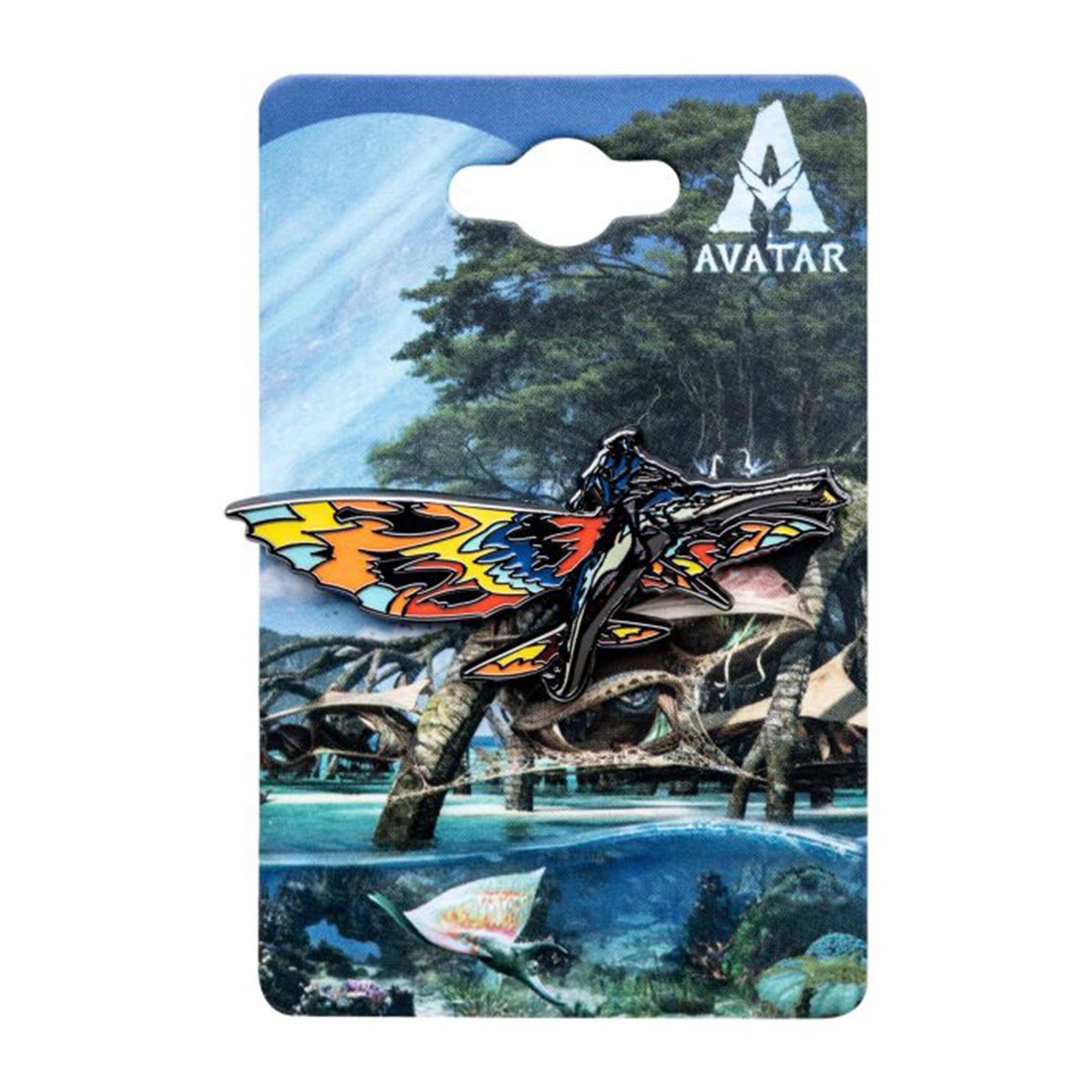 Alt View 1. SalesOne LLC - Avatar 2: The Way of Water Skimwing and Rider Enamel Pin - Multi-Color.