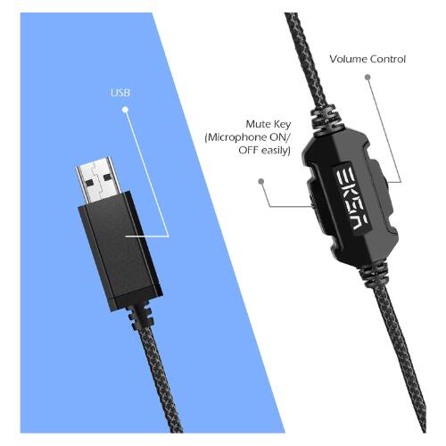 Volume Control USB Mute Key (Microphone ON/OFF easily)