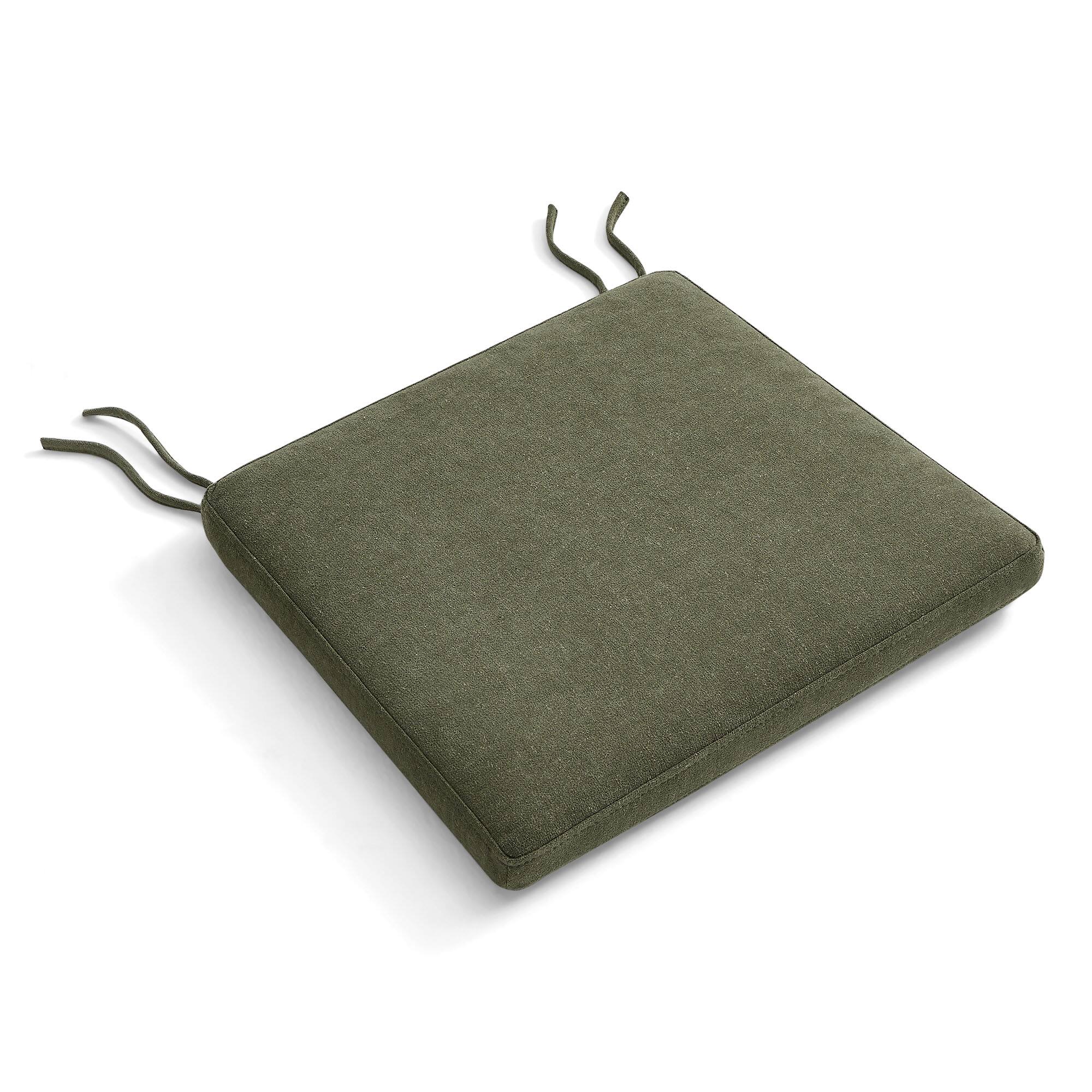 Angle. Modway - Jax Fabric Dining Chair Seat Cushion by Modway - Sage.