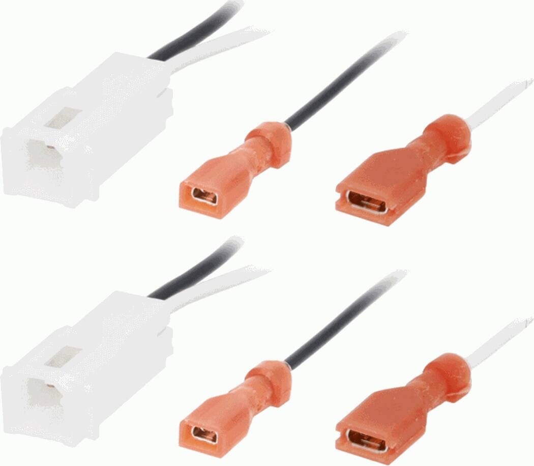 Left. Metra - Tweeter Speaker Harness for Select 2002-2024 Chrysler, Dodge and Jeep Vehicles (2-Pack) - Multi.