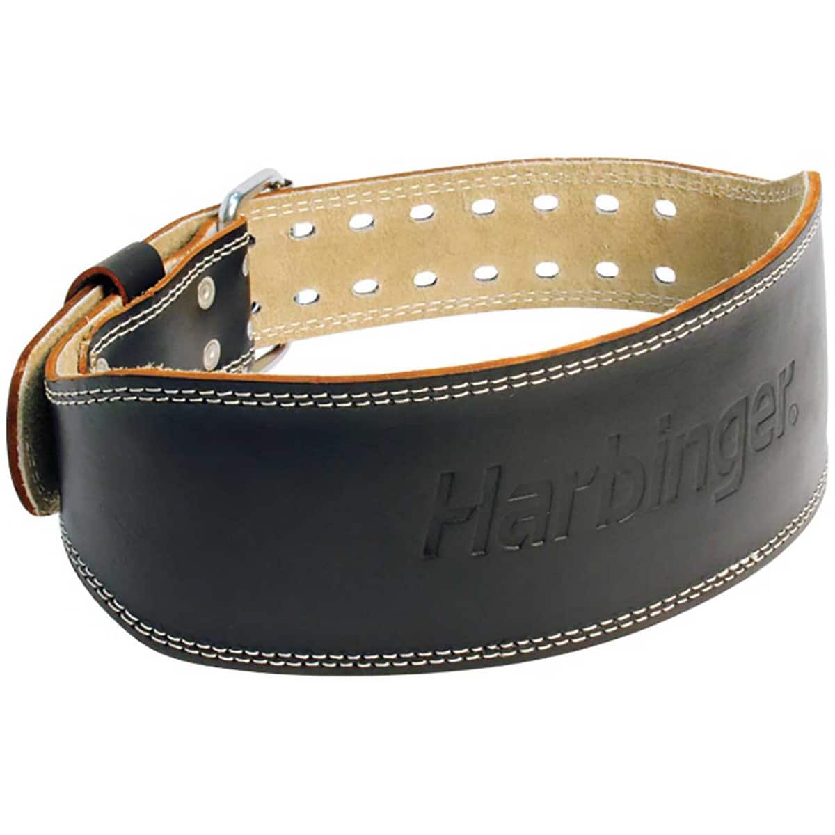 "Harbinger - 4"" Padded Leather Weight Lifting Belt - Large - Black" price history on PriceWatchPro