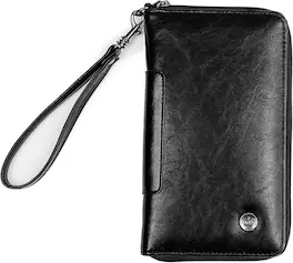 PKG - Victoria Zippered Wallet - Black