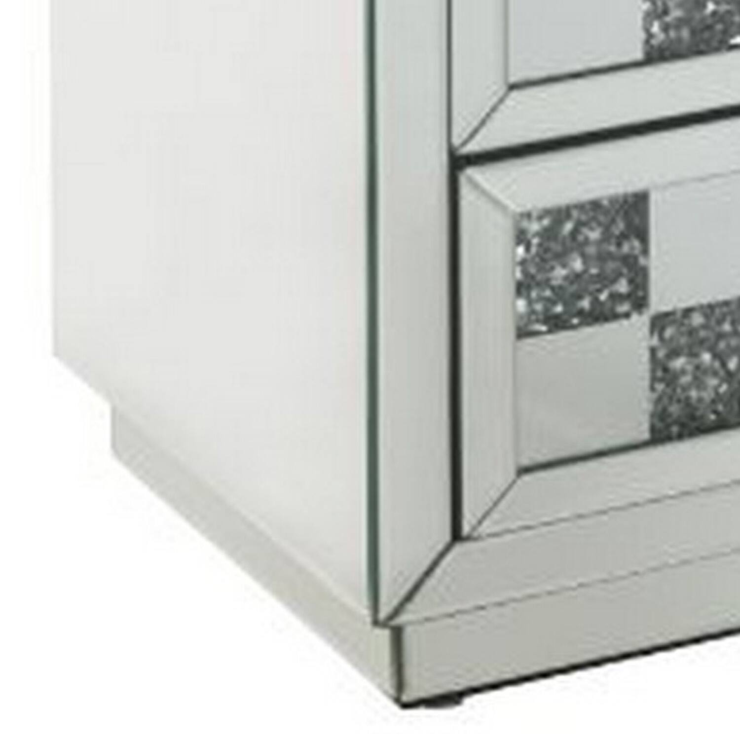 Alt View 3. Manhattan Lane - Accent Table with Self Closure and Safety Top Feature - White.