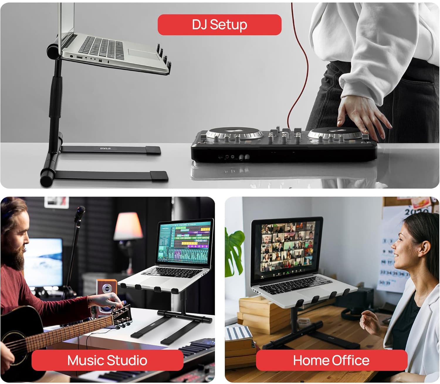 DJ Setup  
Music Studio  
Home Office