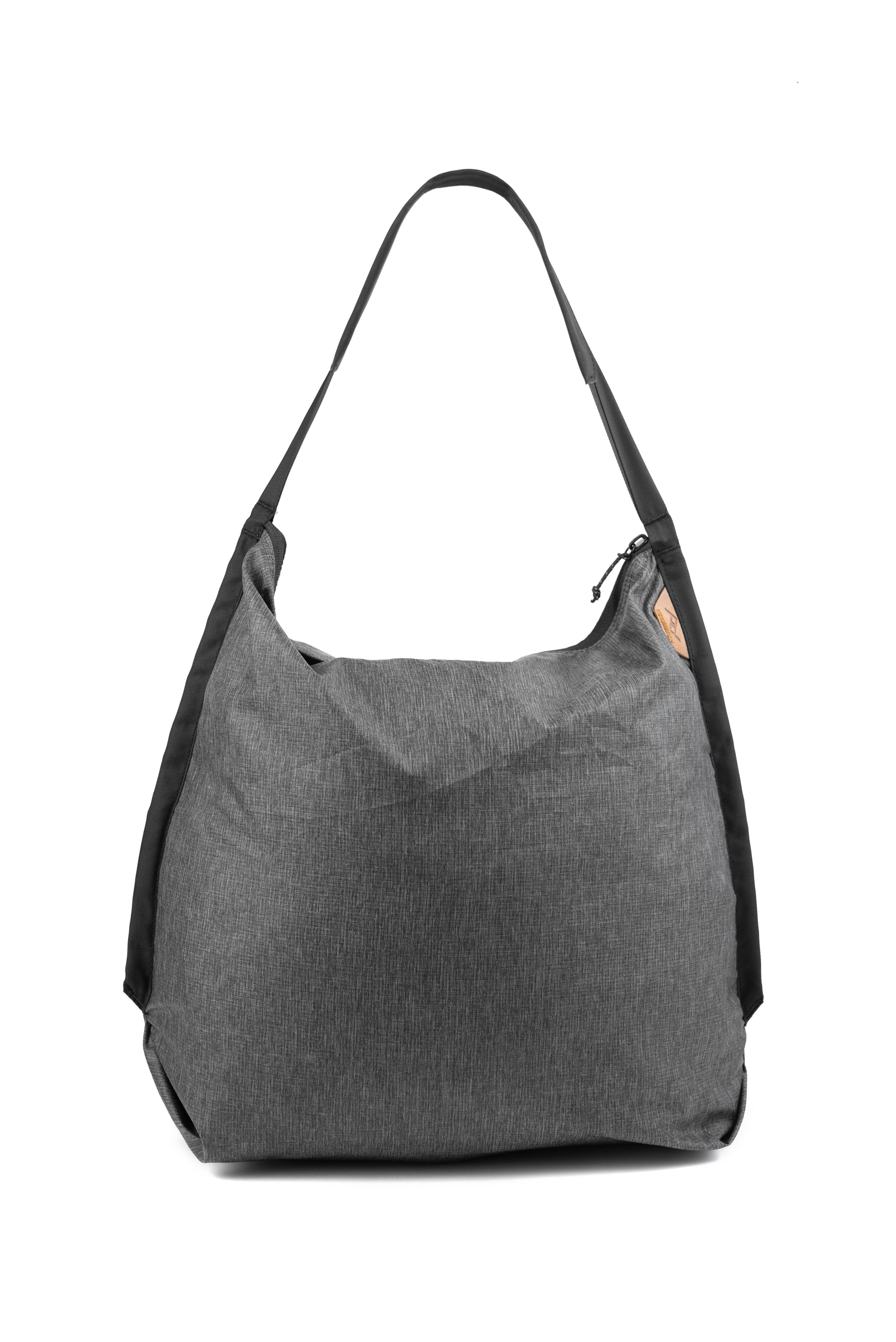 Angle. Peak Design - Packable Tote - Charcoal.