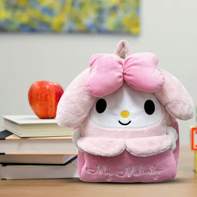hello kitty backpack fluffy Girls with 3D Ears, Soft Fashion Backpack Kids Teens, Gifts for Girls (White Cinnamoroll) The backpack features a big face Hello Kitty with 3D ears and iconic bow Hello Kitty Fur Backpack -