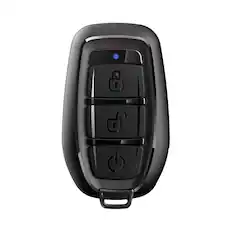 Front. Compustar - 1-Way G17 3B AM Replacement Remote with 1500' Range - Black.