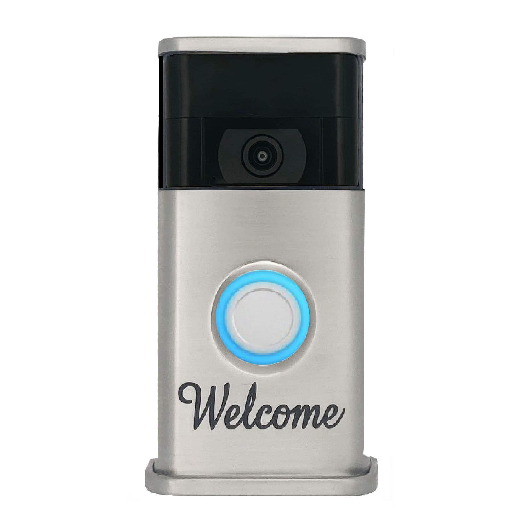 Michael Healy - Welcome Video Doorbell Cover (Ring 2nd Gen) - Nickel Silver