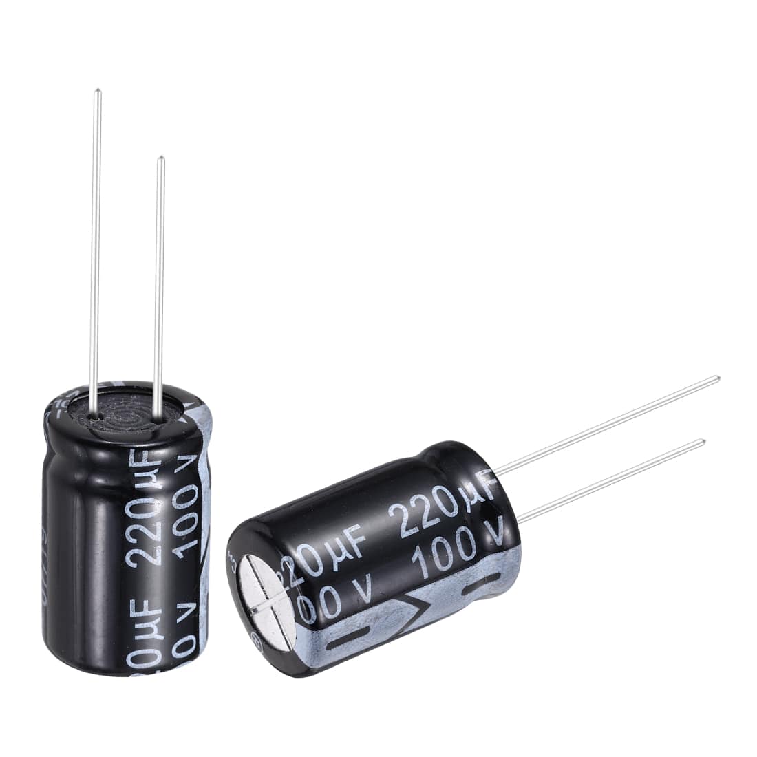Unique Bargains - 220uF 100V 13x21mm Electrolytic Capacitor, Radial Leads Aluminum, 10pcs, 105C High Temp for TVs, LCD Monitor, VCD - Black price history on PriceWatchPro