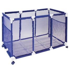 Pool Bins - Pool Storage Mesh Rolling Organizer, Extra Large, 25" x 43" x 28", PB-K400