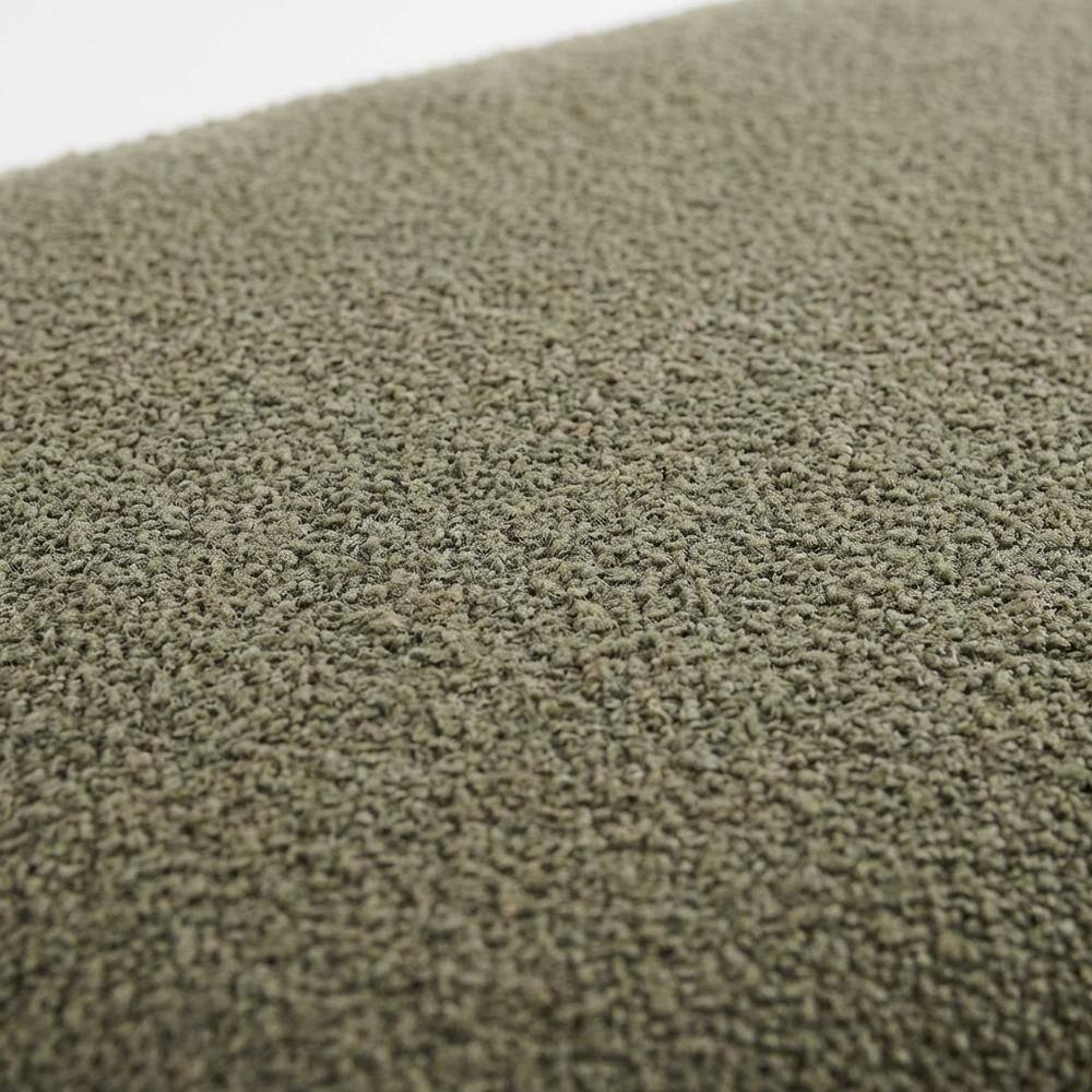 Back. FurniFact - Boucle Fabric King Headboard with Soft Texture and Sturdy Frame Design - Green.