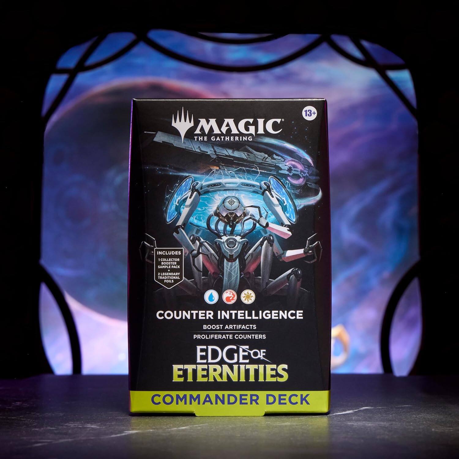 13+ MAGIC THE GATHERING INCLUDES 1 COLLECTOR 2006T48 SAMPLE PACK - LEGENDARY FRARITRINAL FUILE COUNTER INTELLIGENCE BOOST ARTIFACTS PROLIFERATE COUNTERS EDGE OF ETERNITIES COMMANDER DECK
