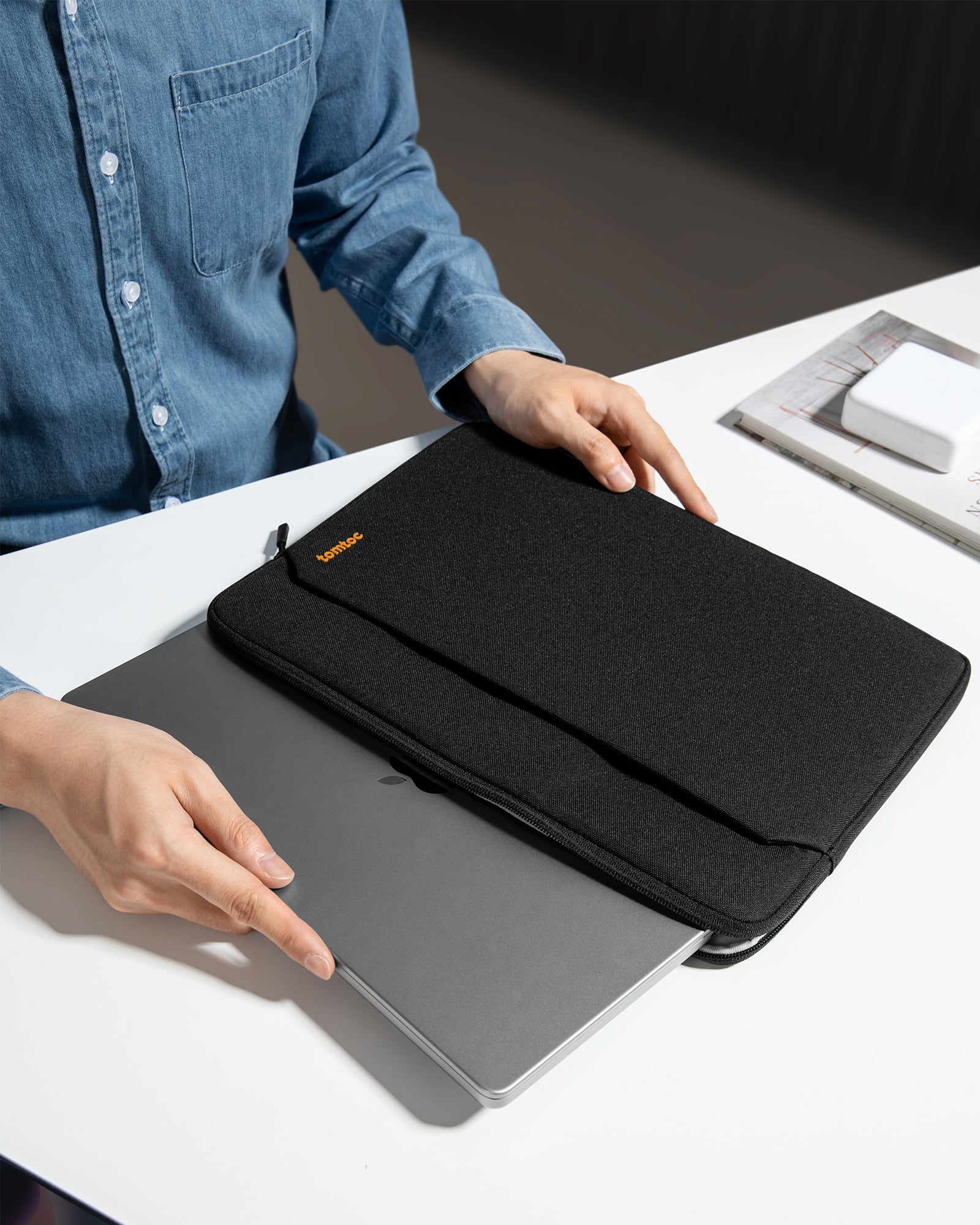 tomtoc Light A18 Recycled Slim Laptop Sleeve Bag Case for 13 inch