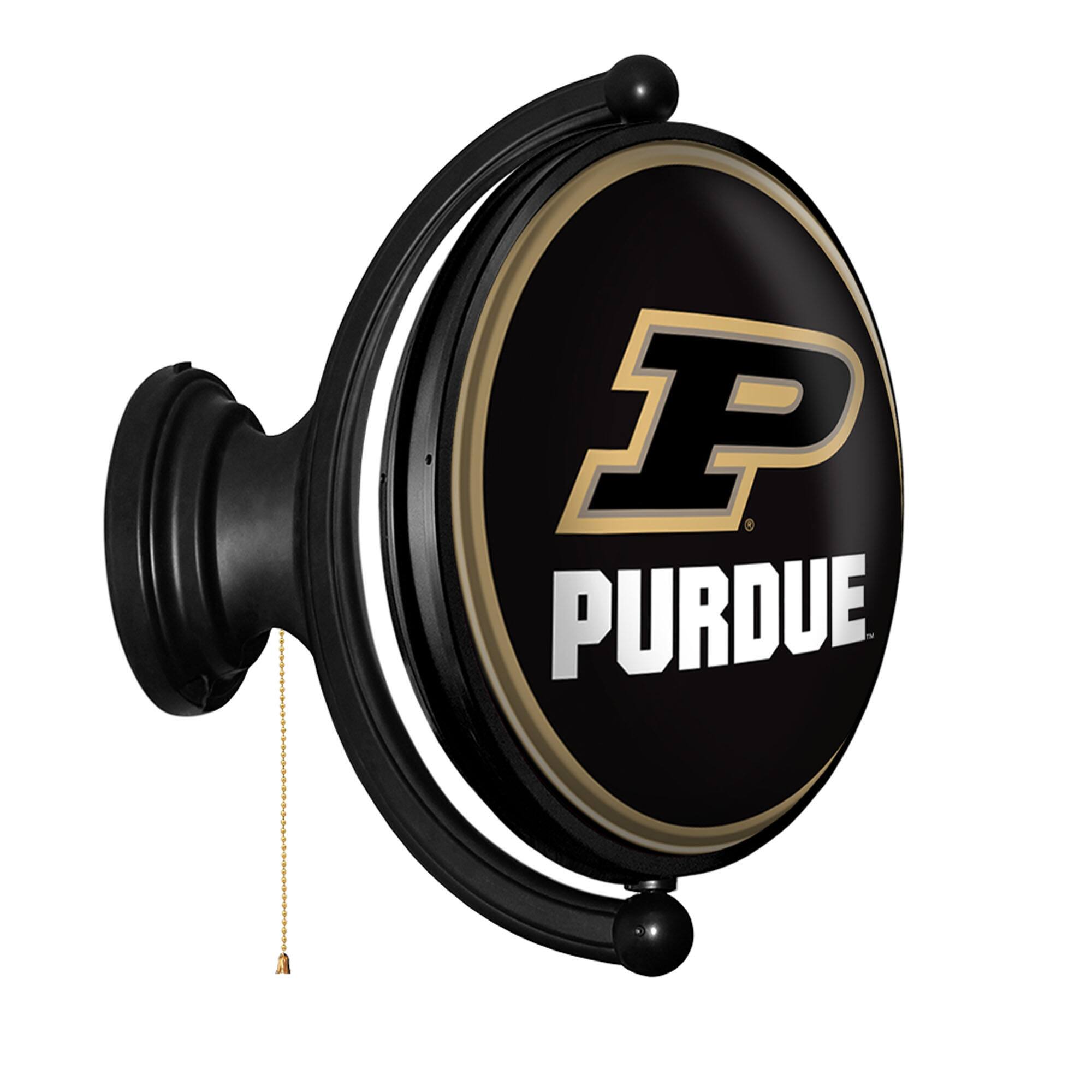Alt View 1. The Fan-Brand - Purdue Boilermakers Logo 21'' x 23'' Rotating Lighted Wall Sign - Multicolor.