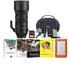 Sigma - AF 70-200mm F/2.8 DG DN OS (Sports) for Leica L-Mount Hard Drive and Accessory Kit Bundle