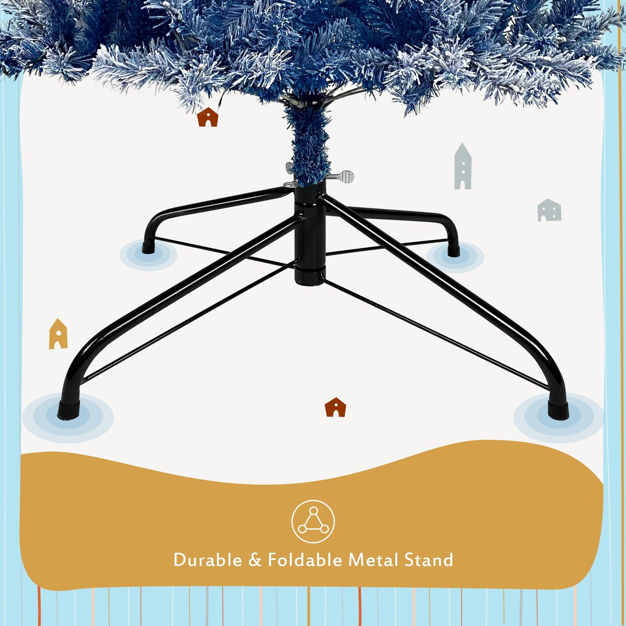 Durable & Foldable Metal Stand