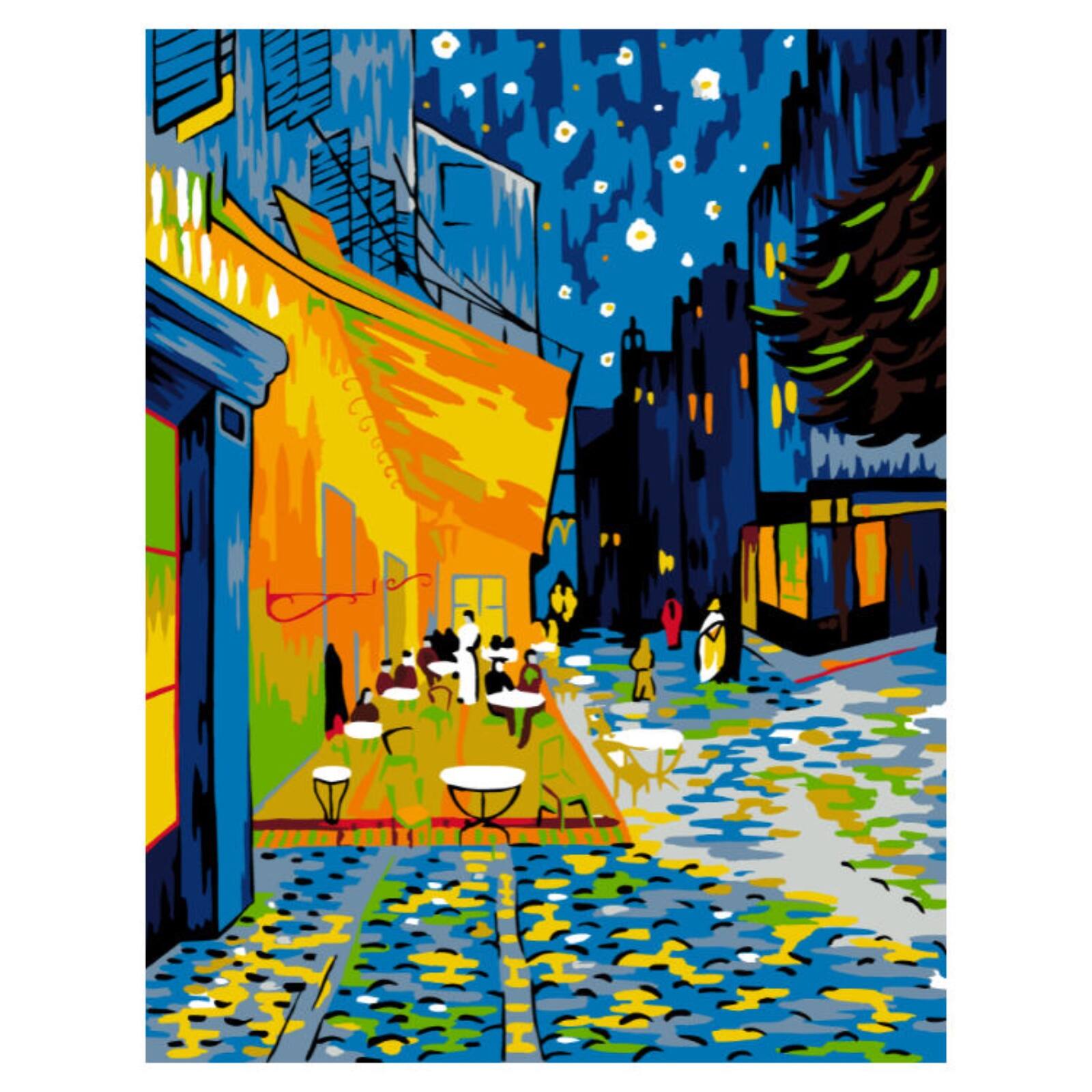 Angle. Artwille - Artwille Paint By Number Kit Terrace.