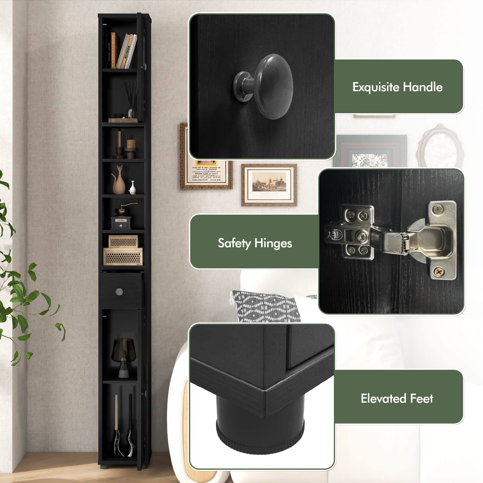 Exquisite Handle  
Safety Hinges  
Elevated Feet