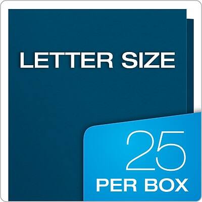 LETTER SIZE  
25 PER BOX