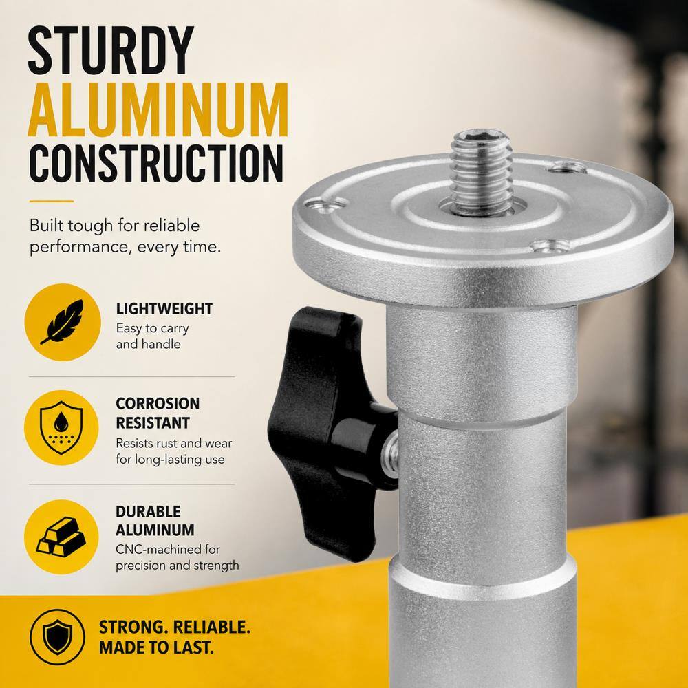 STURDY ALUMINUM CONSTRUCTION  
Built tough for reliable performance, every time.  
LIGHTWEIGHT  
Easy to carry and handle  
CORROSION RESISTANT  
Resists rust and wear for long-lasting use  
DURABLE ALUMINUM  
CNC-machined for precision and strength  
STRONG. RELIABLE. MADE TO LAST.