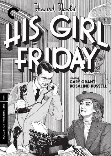 Front. His Girl Friday (Criterion Collection)   - DVD.