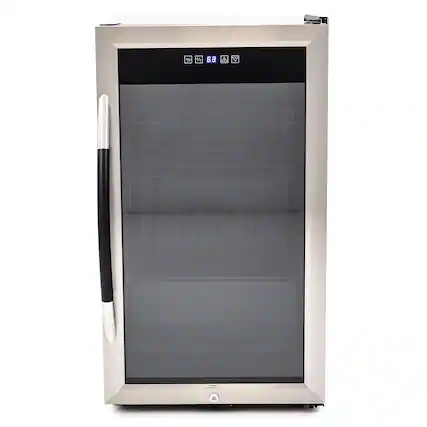 Front. Avanti - Beverage Center, 108 Can Capacity - Stainless Steel.