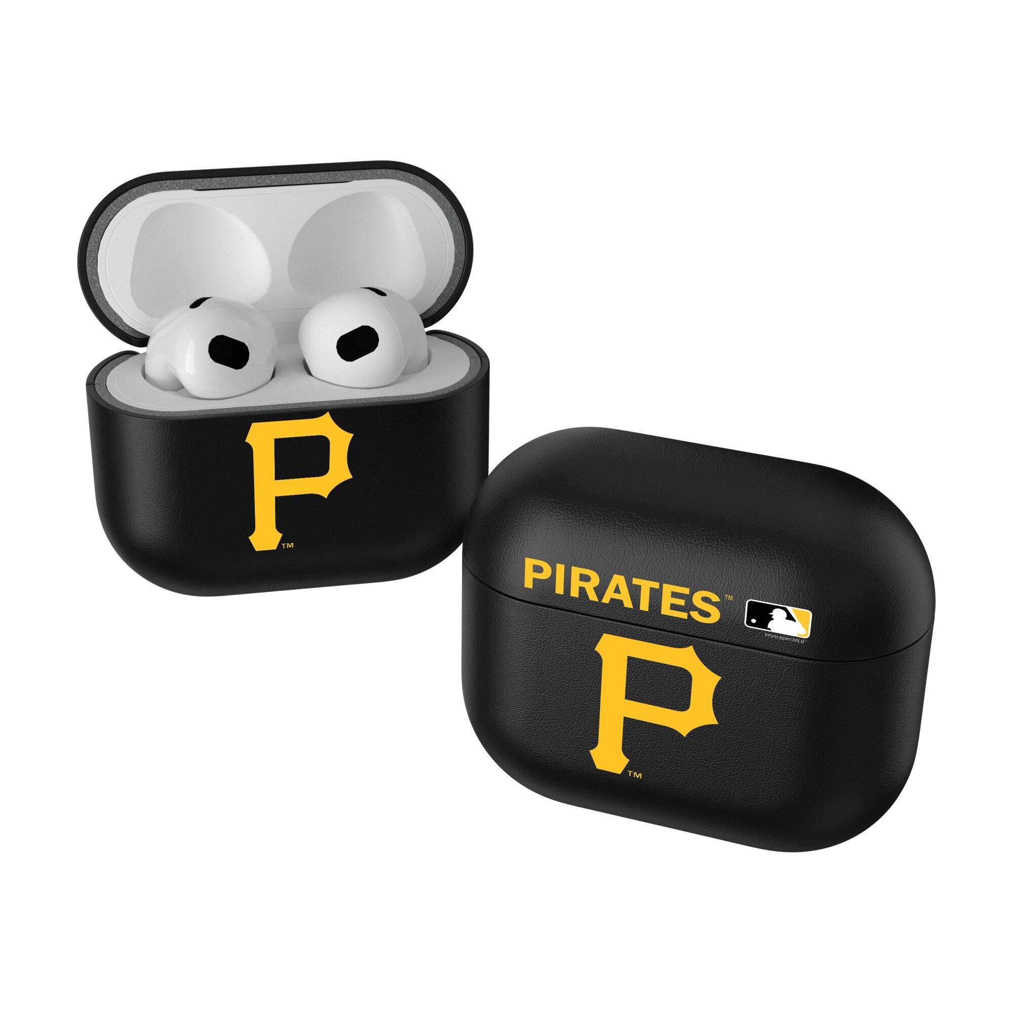 Front. Keyscaper - Pittsburgh Pirates Pittsburgh Pirates Insignia 2nd Gen AirPods Pro Case Cover - No Size - Black.