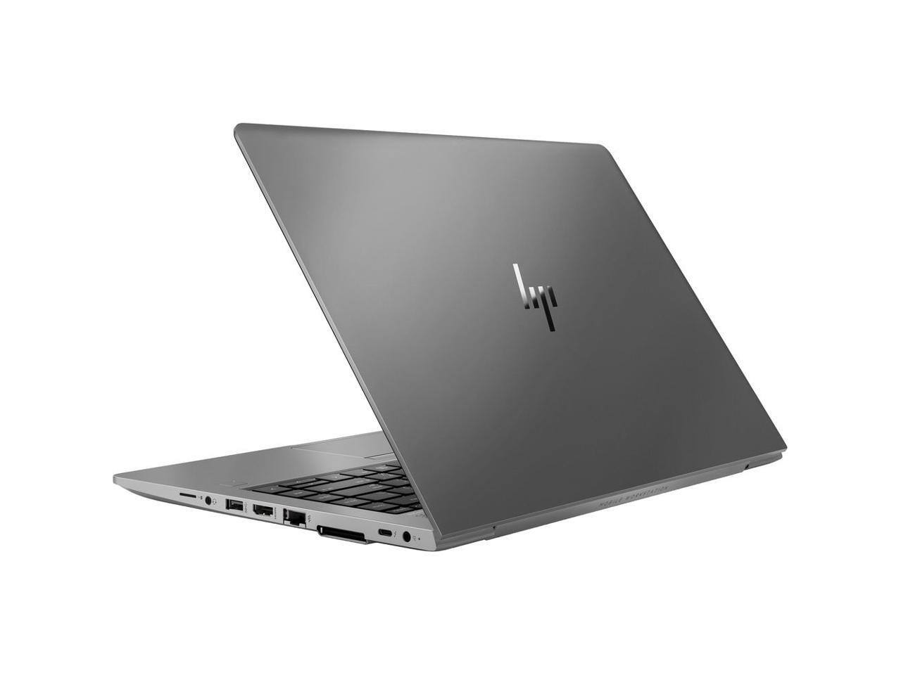 Alt View 1. HP - HP ZBook 14U G6 Laptop Intel Core i5-8365U 1.6GHz 16GB Memory 512GB SSD 14" FHD Windows 11 Pro 64-bit - Silver.