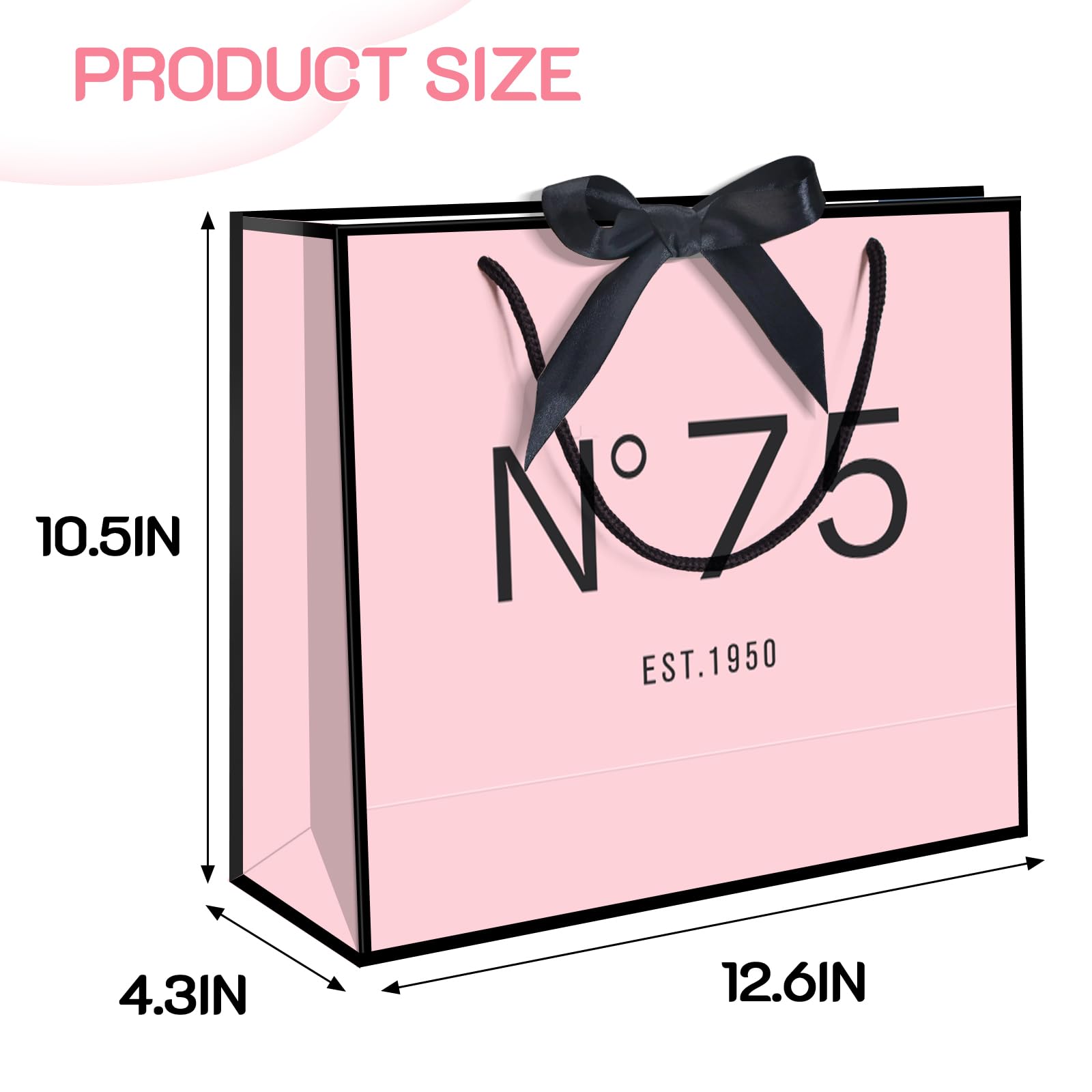 PRODUCT SIZE  
10.5IN x 4.3IN x 12.6IN  
EST. 1950