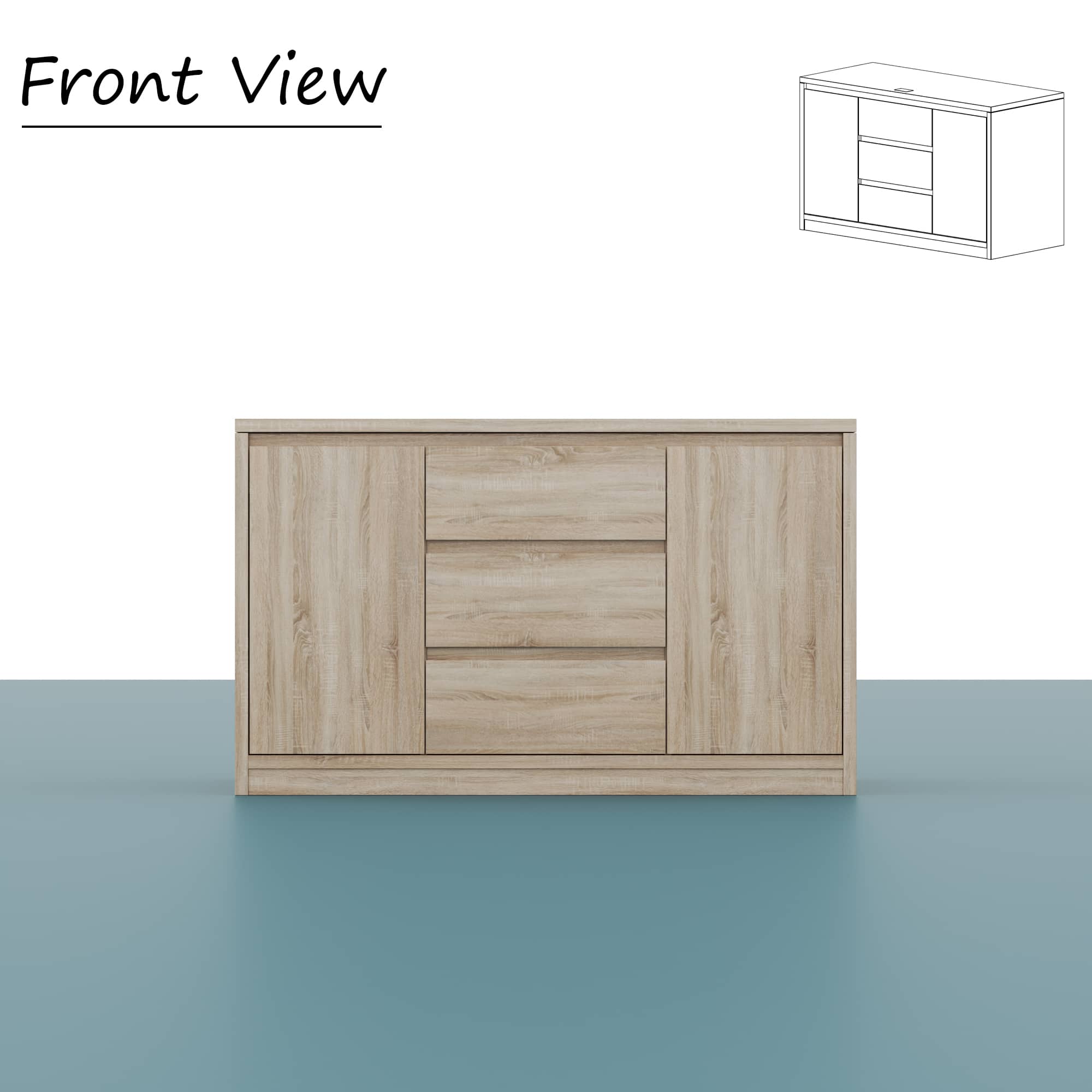 Famapy - Multifunctional Storage Cabinet: Smart Security Meets Hidden Organization - Wooden