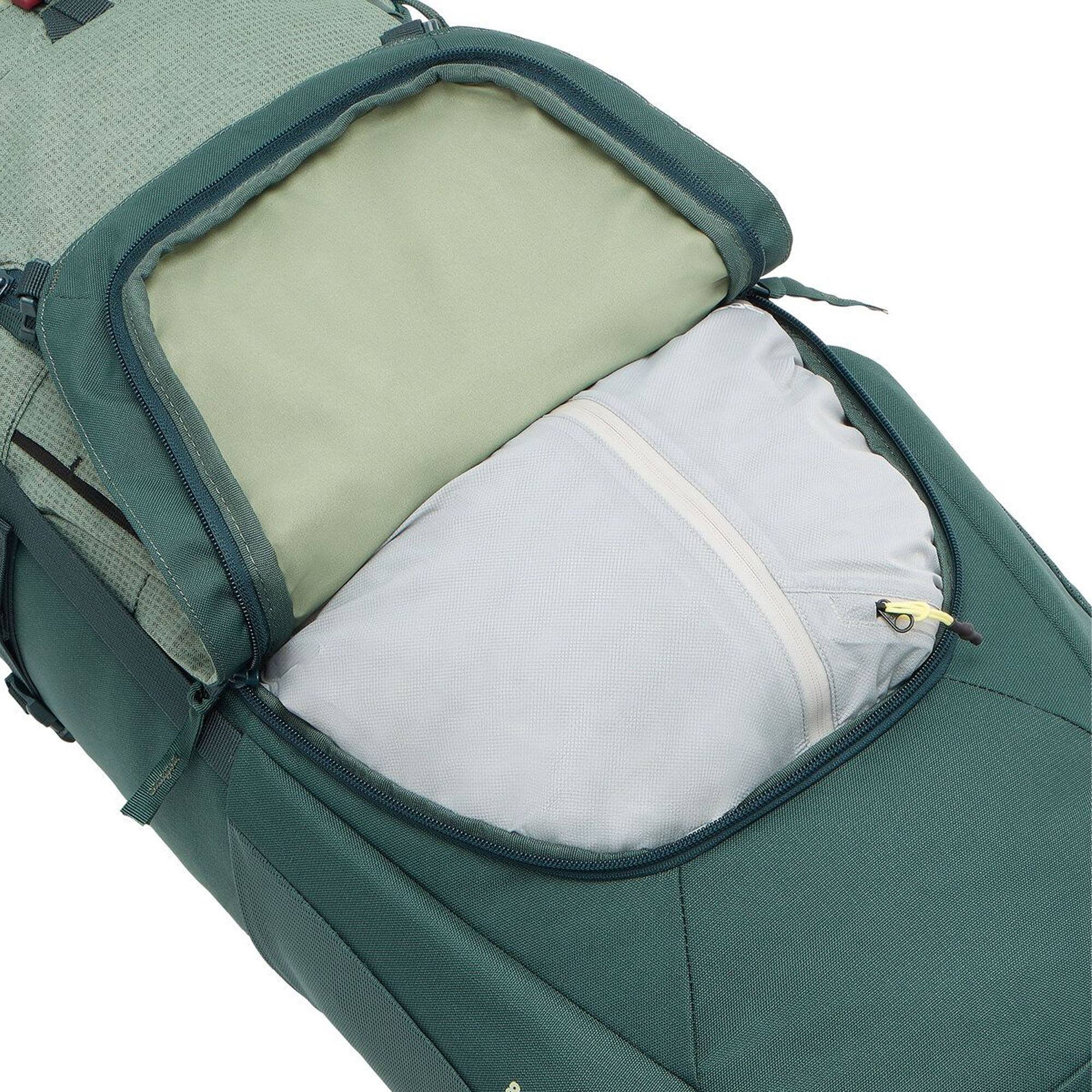 Alt View 6. VAUDE - Vaude Asymmetric 42+8 Trekking Backpack - Agave - Agave.