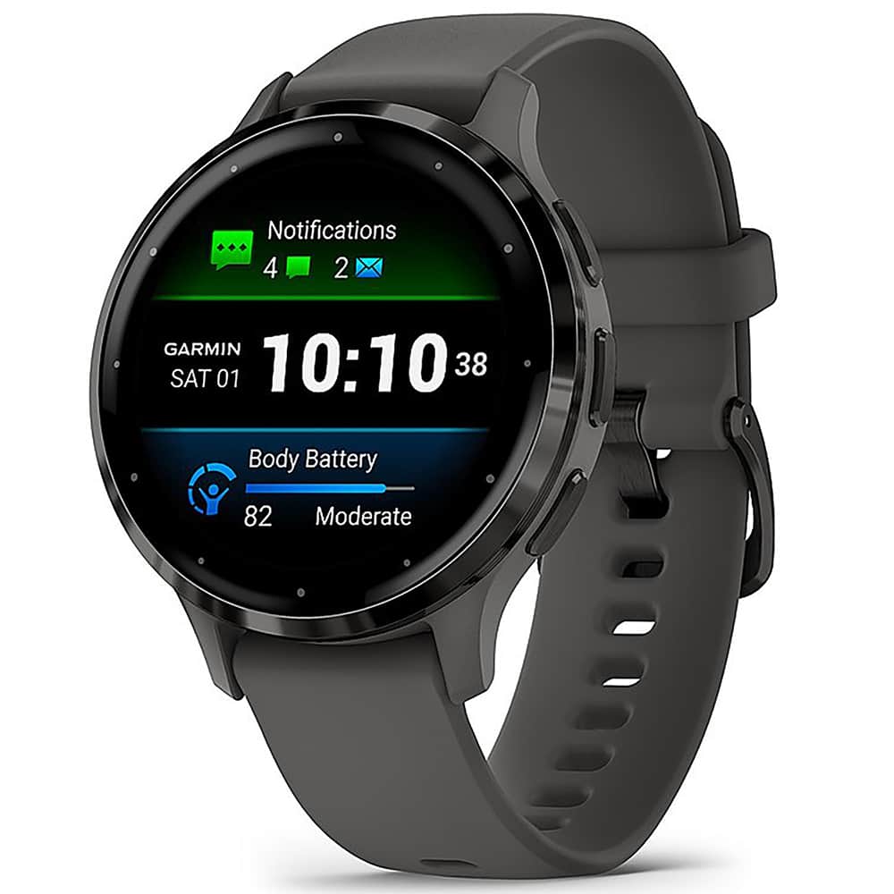 [美品]GARMIN Venu 3S Black Sesame/Slate Refurbished Excellent Bundle Garmin Venu 3S Fitness GPS Smartwatch