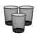 Alt View Zoom 16. Mind Reader - Mesh Trash Can, Set of 3, Waste Paper Basket, Round, Office, Metal Mesh, 11.5"L x 11.5"W x 13.75"H - Black.