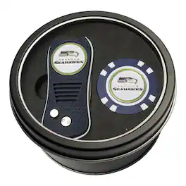 Team Golf - Seattle Seahawks Switch Chip Golf Tin Set - Multicolor