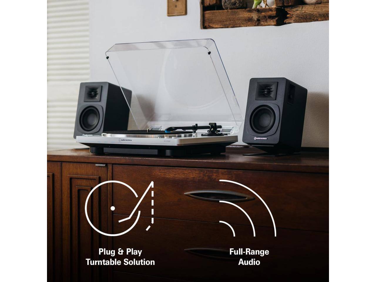Plug & Play Turntable Solution Full-Range Audio