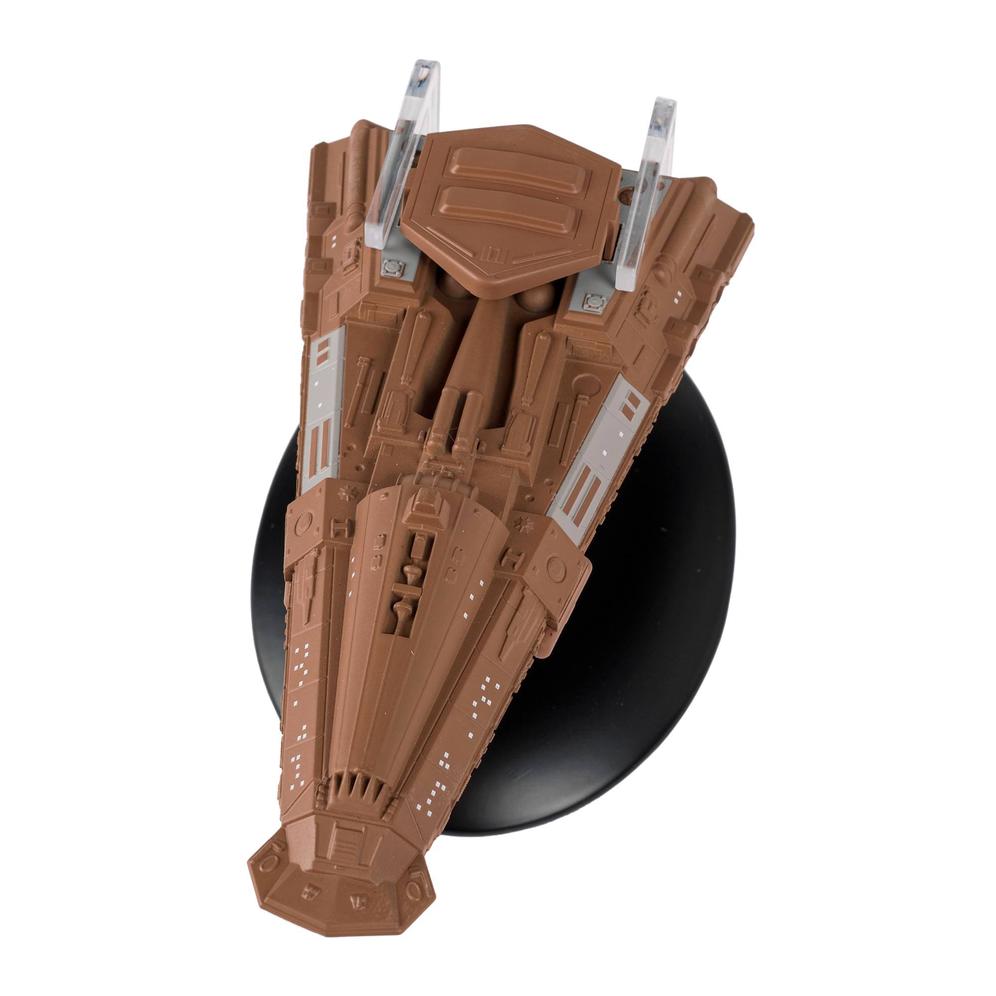 Alt View 2. Eaglemoss - Eaglemoss Star Trek Ship Replica | Bajoran Freighter - Brown.