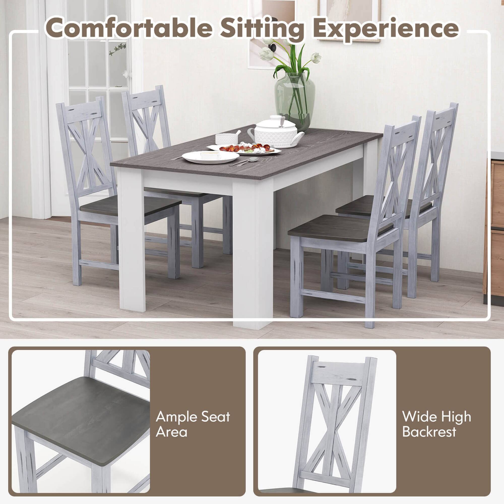 Comfortable Sitting Experience: An Ample Seat Area and Wide High Backrest