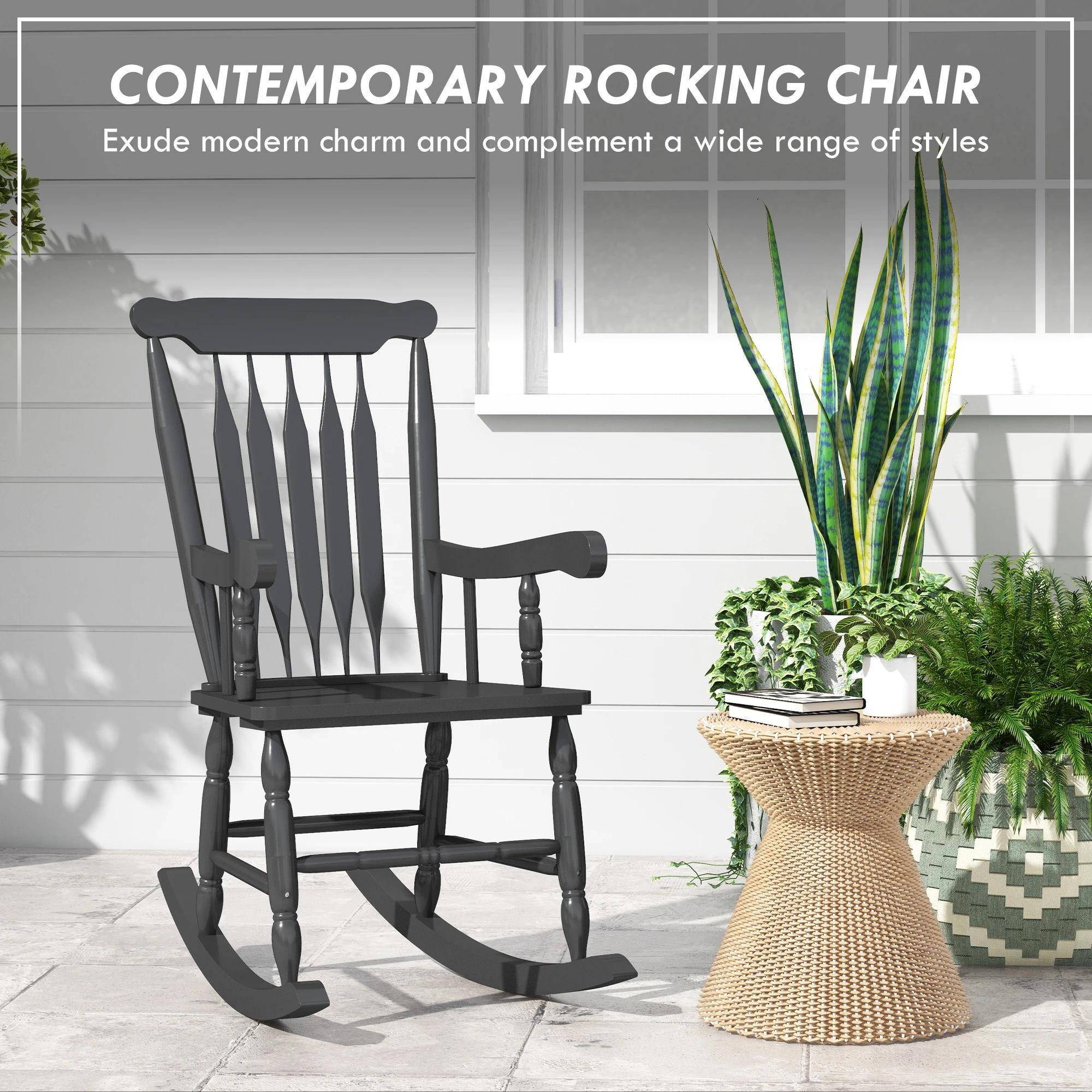 CONTEMPORARY ROCKING CHAIR  
Exude modern charm and complement a wide range of styles