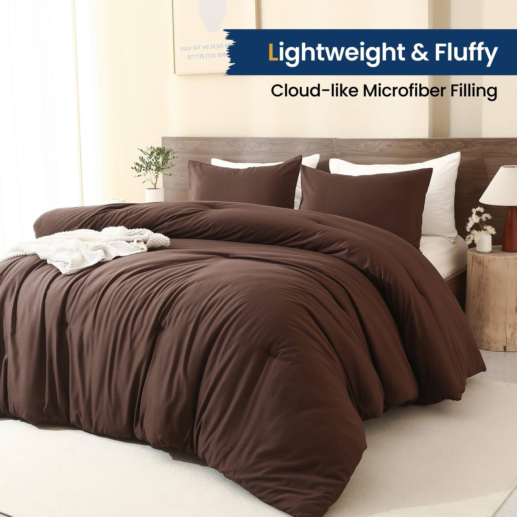 Lightweight & Fluffy  
Cloud-like Microfiber Filling