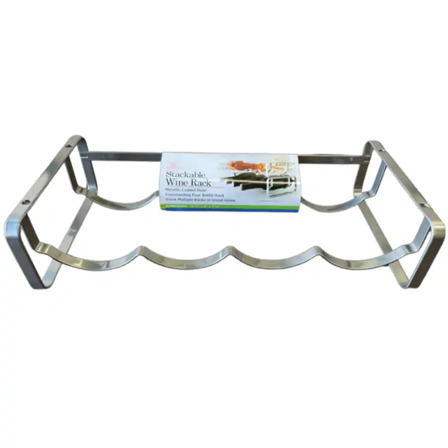Metal Wine Rack Storage Better Houseware Stackable Steel Wine Rack - Best Buy