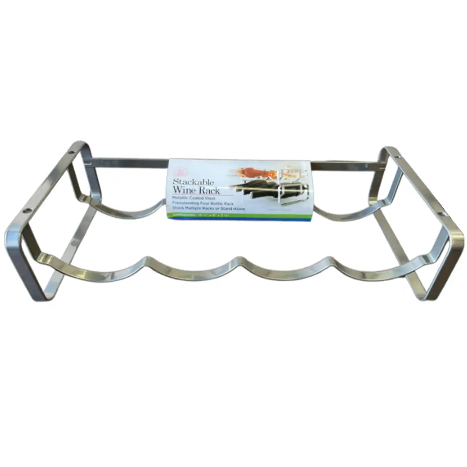 Stackable Wine Rack  
Mutalle Coated Steel Freestanding Wine Bottle Rack  
Stackable Racks or Stand-Alone